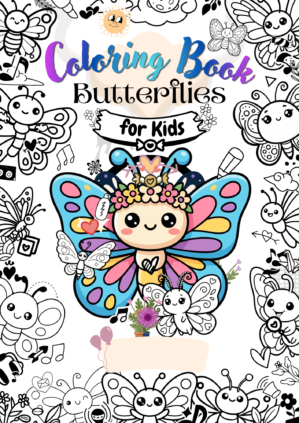butterflies coloring book for kids