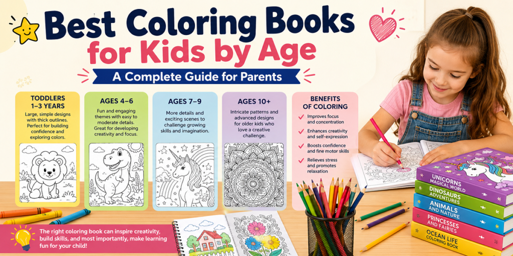 Best Coloring Books for Kids by Age: A Complete Guide for Parents coloring books for kids by age