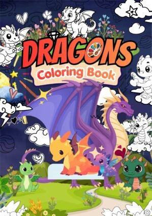 fantasy dragons coloring book