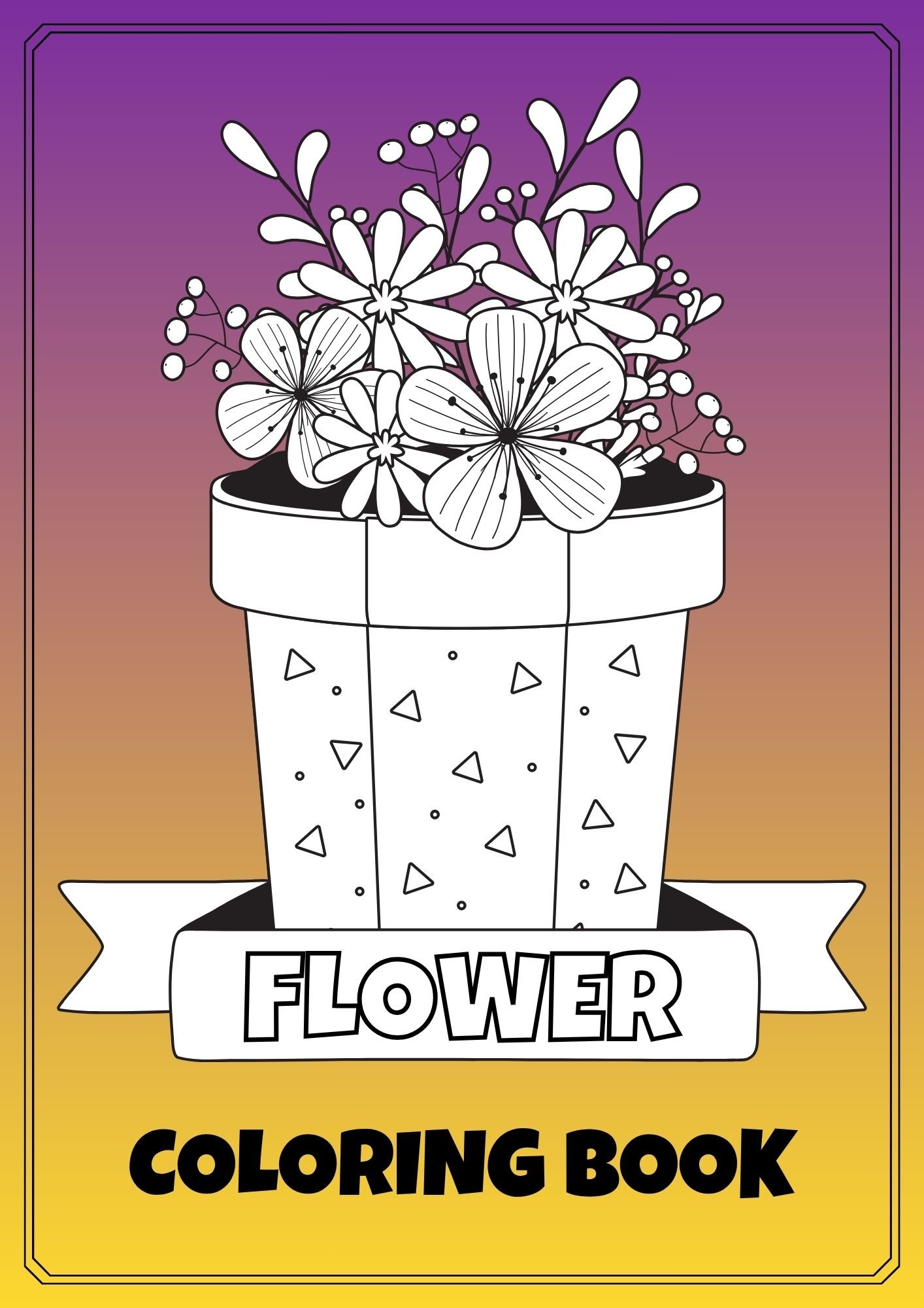 flower pot positive affirmations coloring book flower pot positive affirmations coloring book