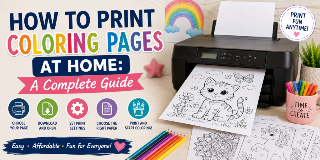 How to Print Coloring Pages at Home how to print coloring pages at home