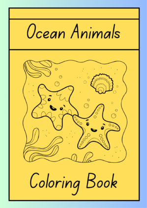 ocean animals coloring book