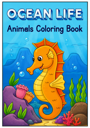 ocean life coloring book