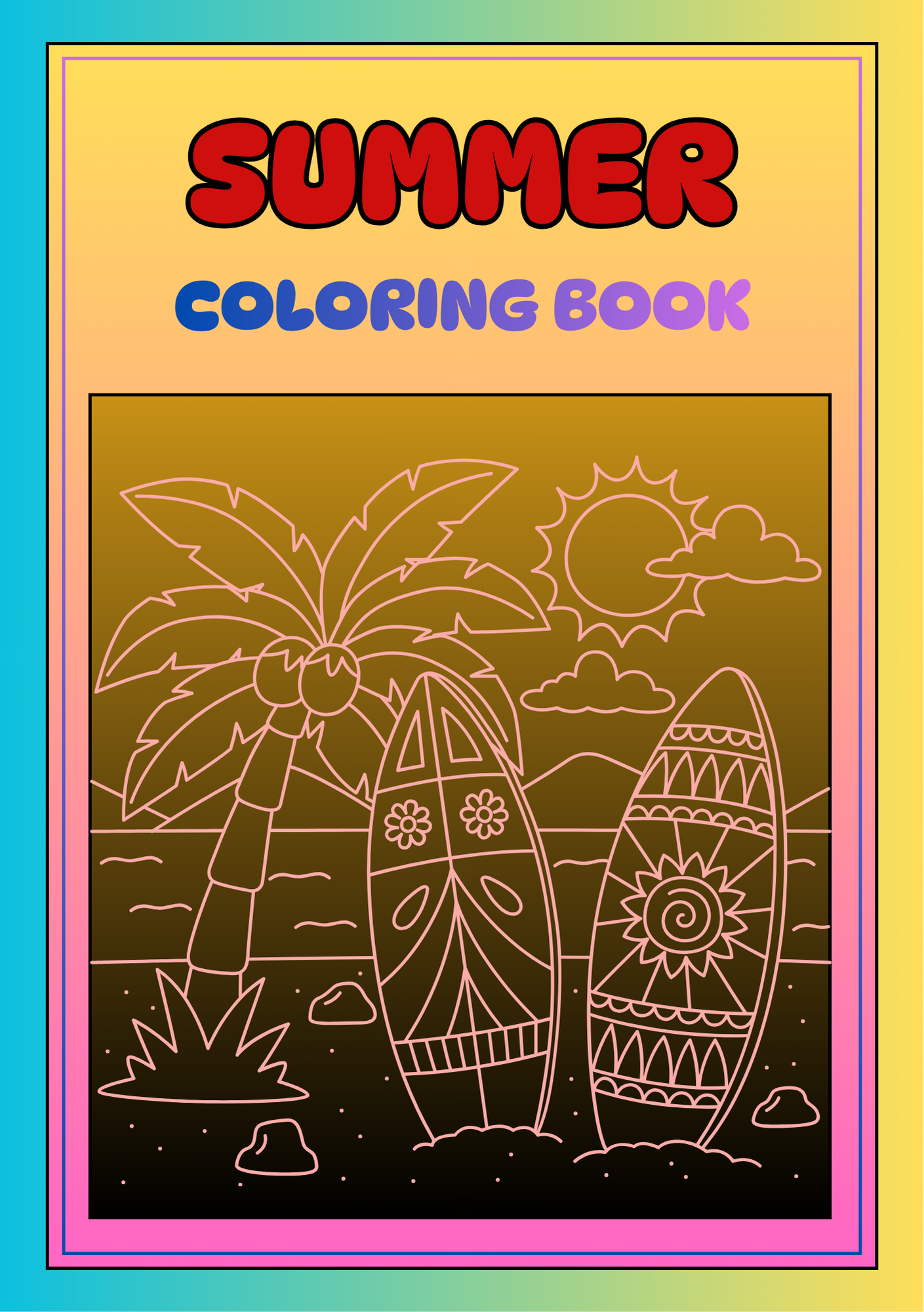 summer days coloring book for kids summer days coloring book for kids