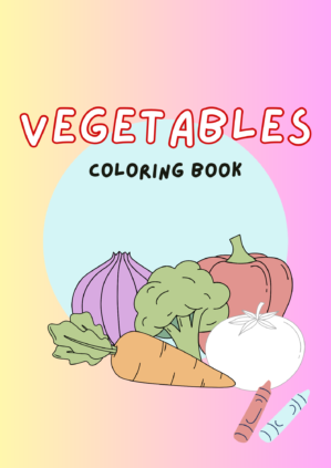 vegetables coloring book for kids