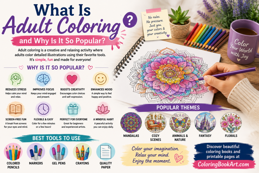 What Is Adult Coloring and Why Is It So Popular? what is adult coloring