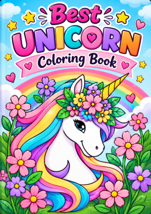 best unicorn coloring book