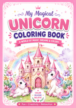 my magical unicorn coloring book