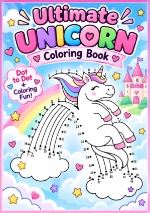 ultimate unicorn coloring book