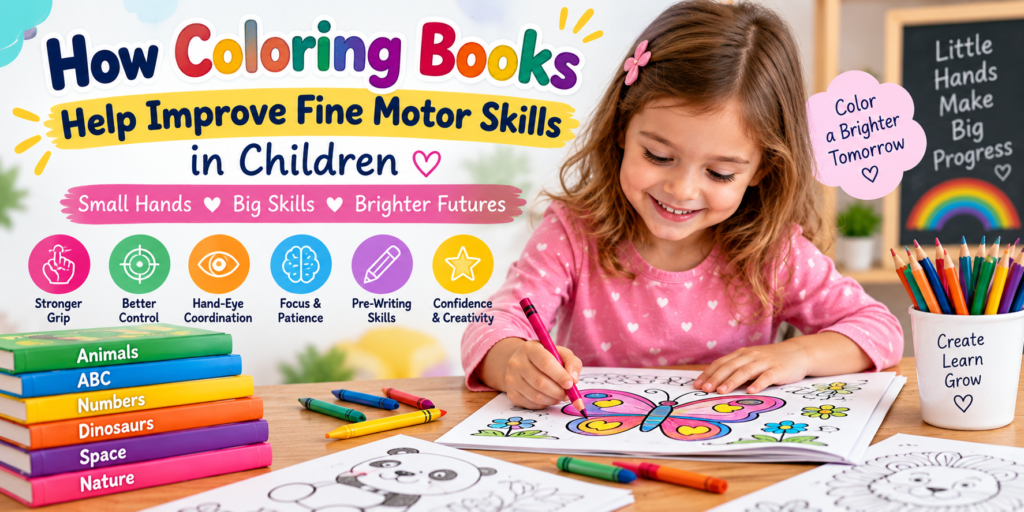 coloring books fine motor skills